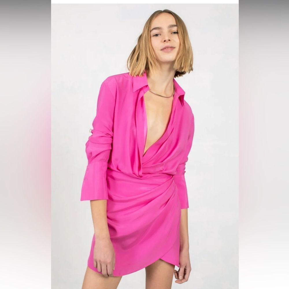 Revolve x GAUGE81 Naha Mini Silk Dress Small - Picture 2 of 12
